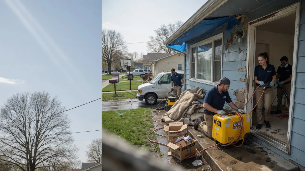 Basement Flood Cleanup in Lincolnville, KS near me